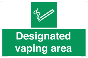 Designated vaping area